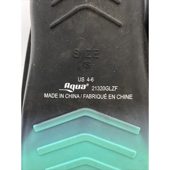 Aqua Youth kid swimming snorkeling swim flippers size XS - Picture 4 of 4